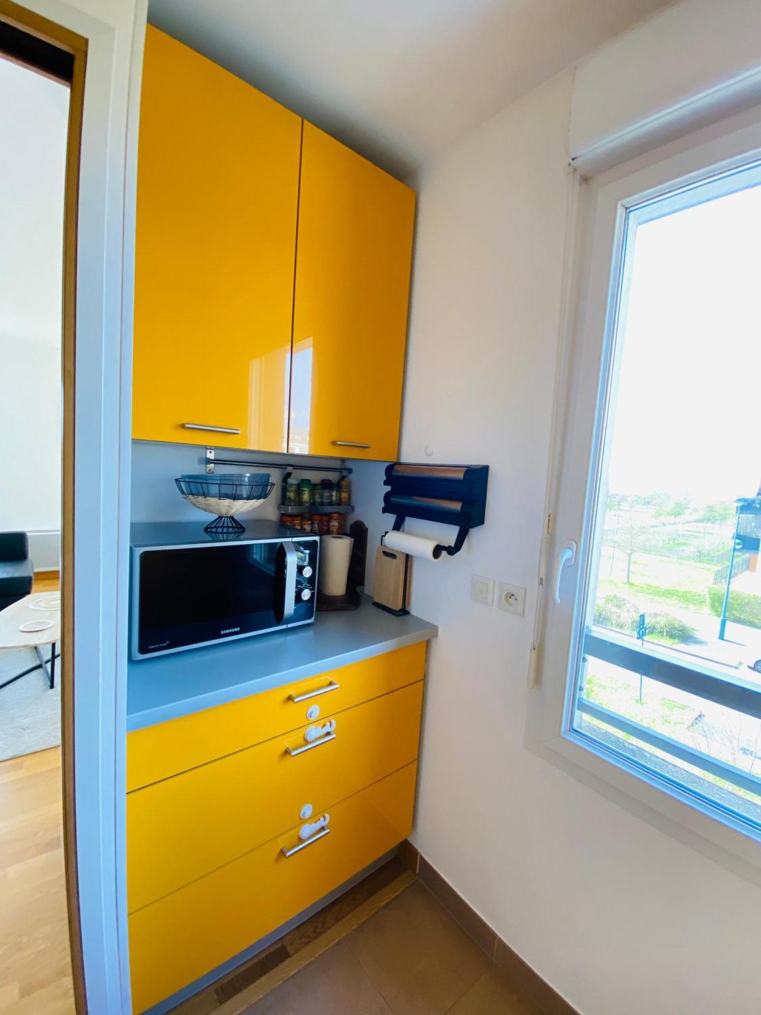 Charmant Appartement 3 Pieces Proche Rer & Disney Montevrain Bagian luar foto