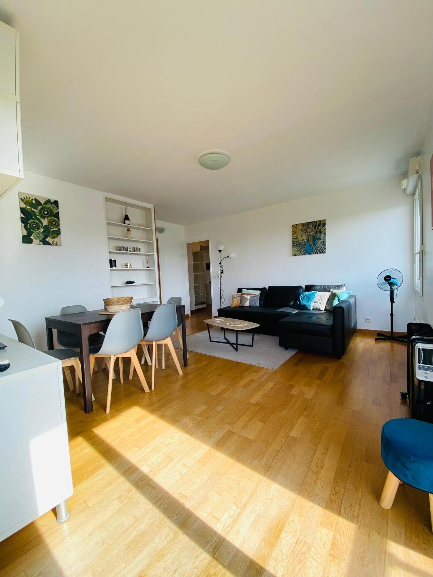 Charmant Appartement 3 Pieces Proche Rer & Disney Montevrain Bagian luar foto